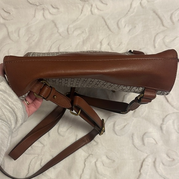 Fossil Tan and Cream Floral Women's Bag - Picture 7 of 7